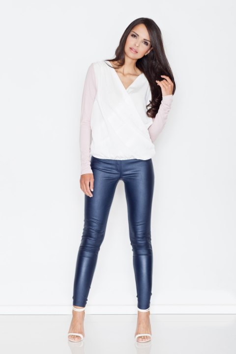 Bluzka damska Model 375 Pink - Figl Bluzka damska Model 375 Pink - Figl