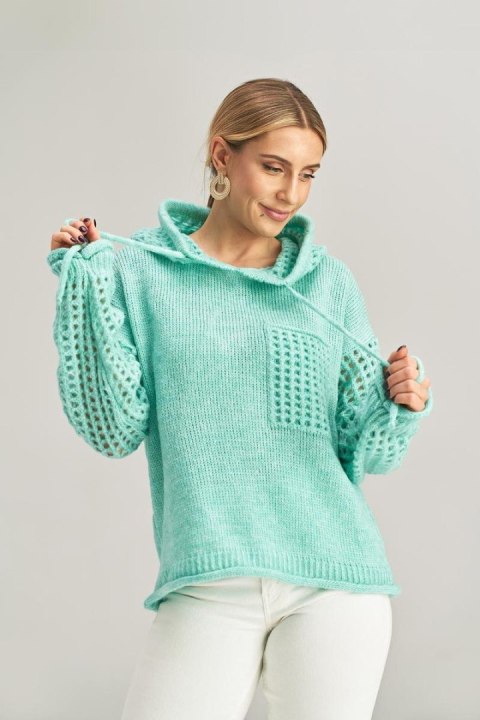 Sweter Damski Model M996 Mint - Figl Sweter Damski Model M996 Mint - Figl