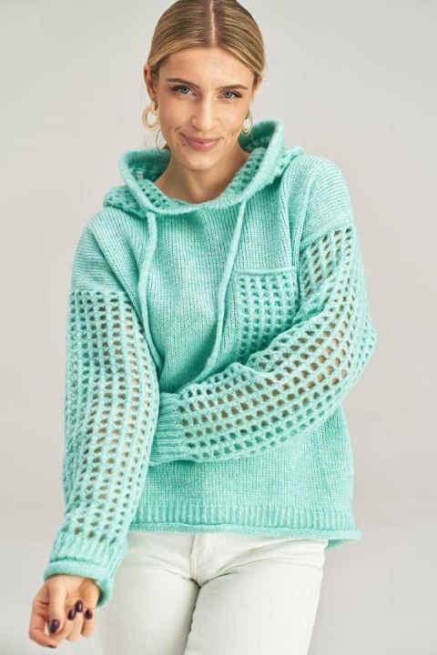 Sweter Damski Model M996 Mint - Figl Sweter Damski Model M996 Mint - Figl
