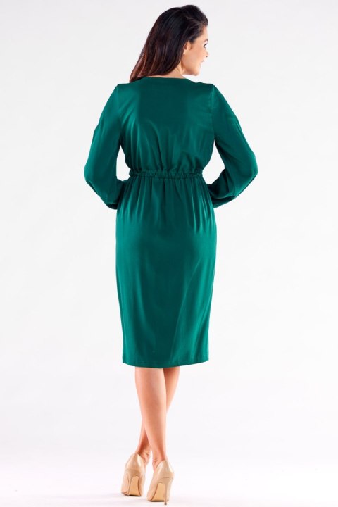 Sukienka Model A523 Bottle Green - awama Hurtownia odzieży on-line, moda damska, bielizna i obuwie dla kobiet - Matterhorn.pl Sukienka Model A523 Bottle Green - awama Hurtownia odzieży on-line, moda damska, bielizna i obuwie dla kobiet - Matterhorn.pl