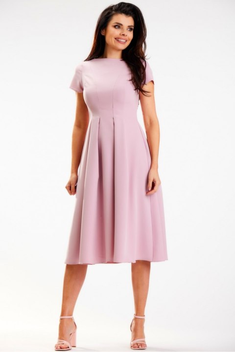 Sukienka Model A569 Dirty Pink - awama Sukienka Model A569 Dirty Pink - awama