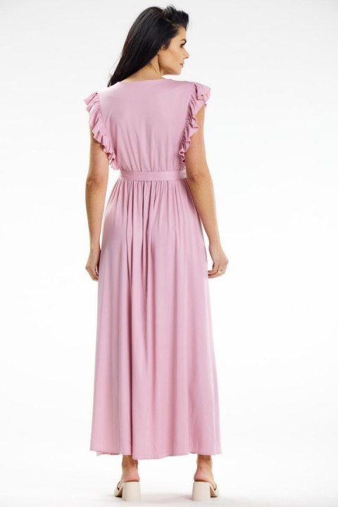 Sukienka Model A638 Dirty Pink - awama Sukienka Model A638 Dirty Pink - awama
