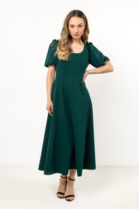 Sukienka Model A709 Bottle Green - awama Sukienka Model A709 Bottle Green - awama