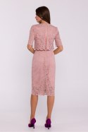Sukienka Model S379 Powder Pink - Stylove