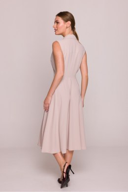 Sukienka Model S409 Beige - Stylove
