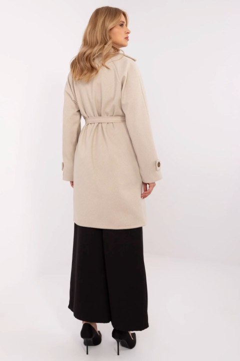 Płaszcz Damski Model TW-PL-BI-2309.86 Beige - Och Bella Płaszcz Damski Model TW-PL-BI-2309.86 Beige - Och Bella