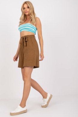 Szorty damskie Model TW-SN-BI-26464.07 Brown - Och Bella