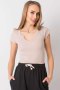 T-shirt Damski Model TW-BZ-OB012.30 Beige - Och Bella