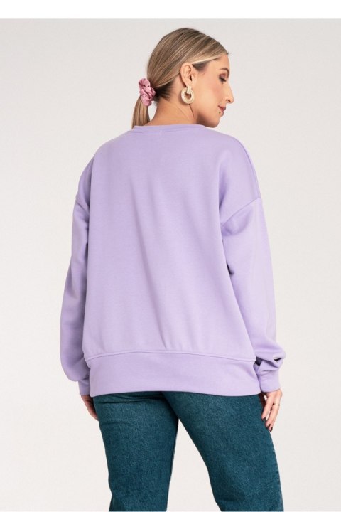 Bluza Damska Model M1152 Violet - Figl Bluza Damska Model M1152 Violet - Figl