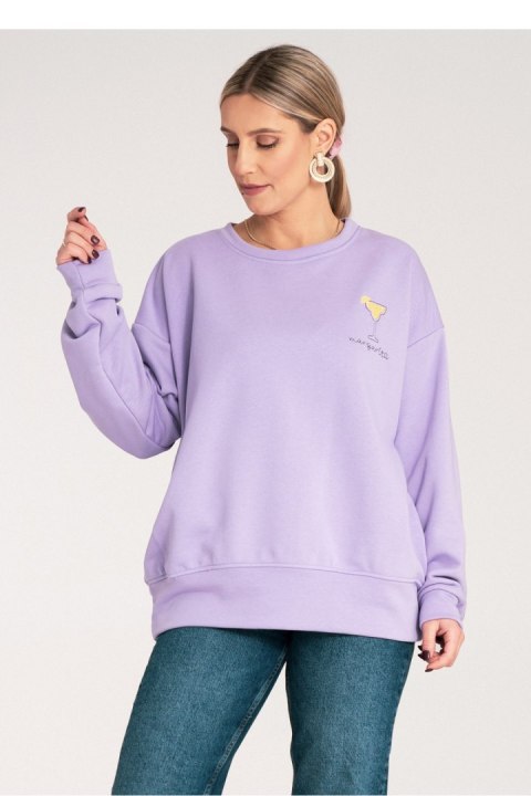 Bluza Damska Model M1152 Violet - Figl Bluza Damska Model M1152 Violet - Figl