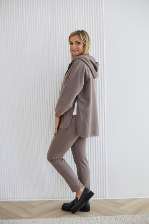 Bluza Damska Model M412/2 Cacao - La Aurora Bluza Damska Model M412/2 Cacao - La Aurora