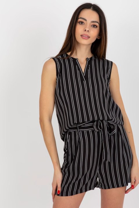 Bluzka damska Model D73771R11115A Black - Fresh Made Bluzka damska Model D73771R11115A Black - Fresh Made