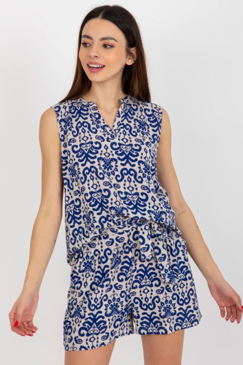 Bluzka damska Model D73771R11115A Dark Blue - Fresh Made Bluzka damska Model D73771R11115A Dark Blue - Fresh Made