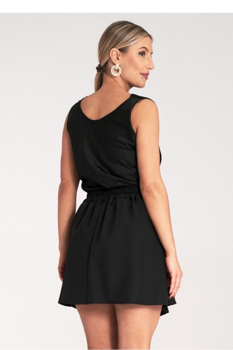 Bluzka damska Model M1119 Black - Figl Bluzka damska Model M1119 Black - Figl