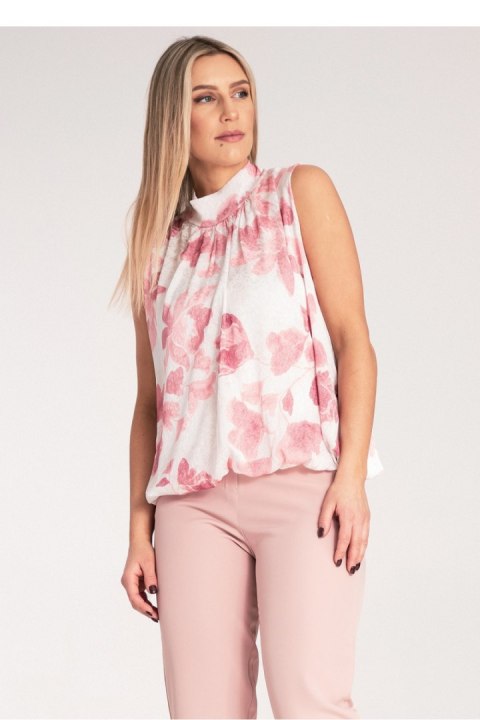 Bluzka Model M1143 Pink - Figl Bluzka Model M1143 Pink - Figl