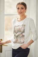Bluzka damska Model M289 Ecru/Beige - La Aurora