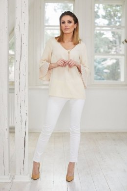Bluzka damska Model M290/3 Light Beige - La Aurora