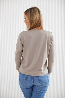 Bluzka damska Model M393/5 Beige/Ecru - La Aurora