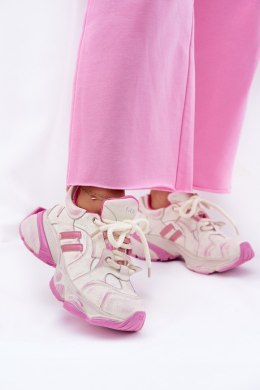 Buty Sportowe Sneakersy skórzane Model Goe RR2N4038 Pink