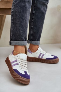 Sneakersy damskie skórzane Model Zazoo N1068S6 White