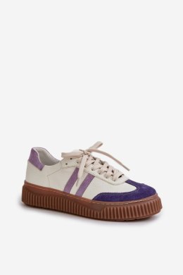 Sneakersy damskie skórzane Model Zazoo N1068S6 White