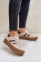 Sneakersy damskie skórzane Model Zazoo N1176 Beige