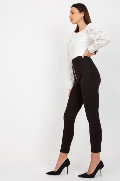 Legginsy damskie Model TW-SP-BL-1008.94 Black - Och Bella Legginsy damskie Model TW-SP-BL-1008.94 Black - Och Bella