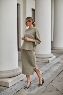 Komplet damski Model M329/2 Khaki - La Aurora