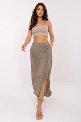 Spódnica damska maxi Model D73761M50222A Khaki - Fresh Made