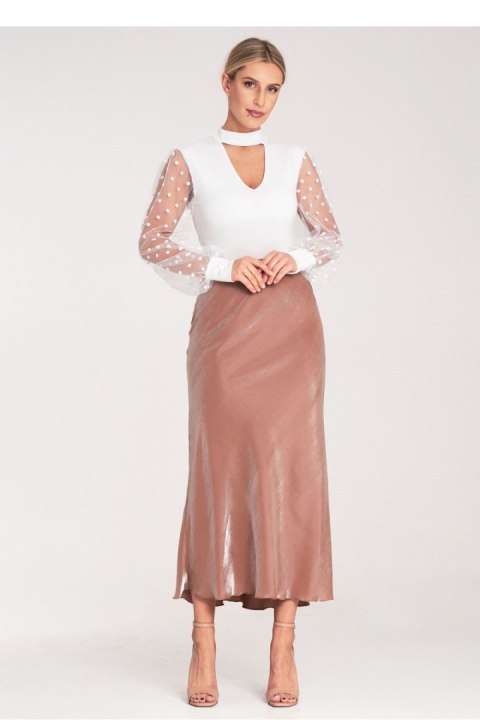 Spódnica Model M1084 Beige - Figl Spódnica Model M1084 Beige - Figl