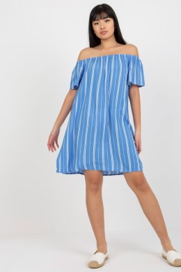Sukienka damska hiszpanka Model D73771R30145J White/Blue - Fresh Made