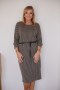 Sukienka Model M376/M Beige/Black/Cube - La Aurora