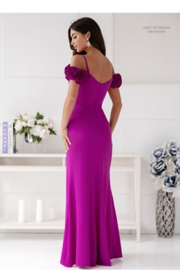 Sukienka damska wieczorowa Model Róża 001270. Magenta - With You
