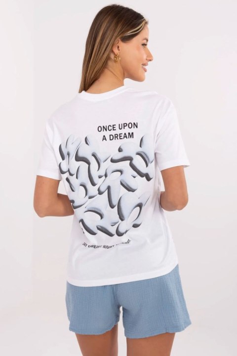T-shirt Damski Model D12022AC02705A White/Blue - Fresh Made T-shirt Damski Model D12022AC02705A White/Blue - Fresh Made