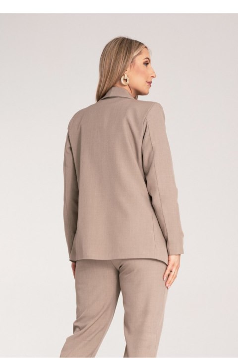 Żakiet Model M1175 Dark Beige - Figl Żakiet Model M1175 Dark Beige - Figl