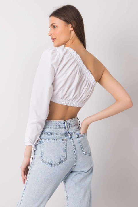 Bluzka damska Model 341-BZ-5267.05 White - Rue Paris Bluzka damska Model 341-BZ-5267.05 White - Rue Paris