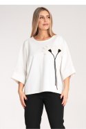 Bluzka damska Model M1118 White - Figl