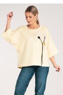 Bluzka damska Model M1118 Yellow - Figl