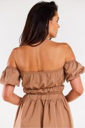 Bluzka damska hiszpanka Model M308 Beige - Infinite You