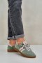Buty Sportowe Sneakersy damskie skórzane Model Zazoo N1068 Green