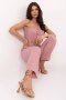 Kombinezon damski Model 361-KO-01042021.28 Dark Pink - Rue Paris