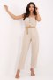 Kombinezon damski Model 361-KO-01042021.30 Light Beige - Rue Paris