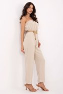 Kombinezon damski Model 361-KO-01042021.30 Light Beige - Rue Paris