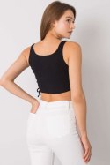 Bluzka damska Top Model RV-TP-6629.70 Black - Rue Paris