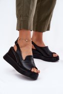 Sandały damskie skórzane Model Artiker 52C0484 Black
