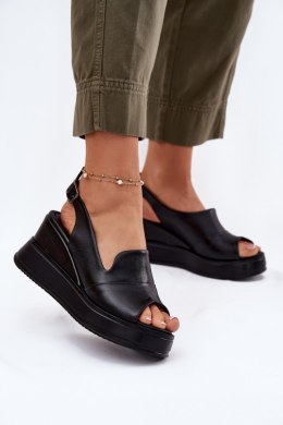 Sandały damskie skórzane Model Artiker 52C0484 Black