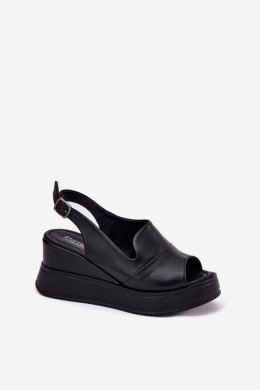 Sandały damskie skórzane Model Artiker 52C0484 Black