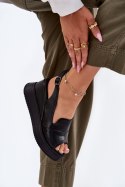 Sandały damskie skórzane Model Artiker 52C0484 Black