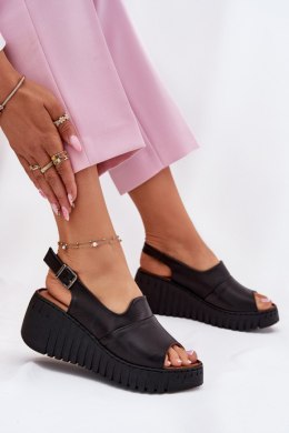 Sandały damskie skórzane Model Artiker 54C0791 Black