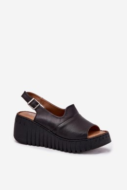 Sandały damskie skórzane Model Artiker 54C0791 Black